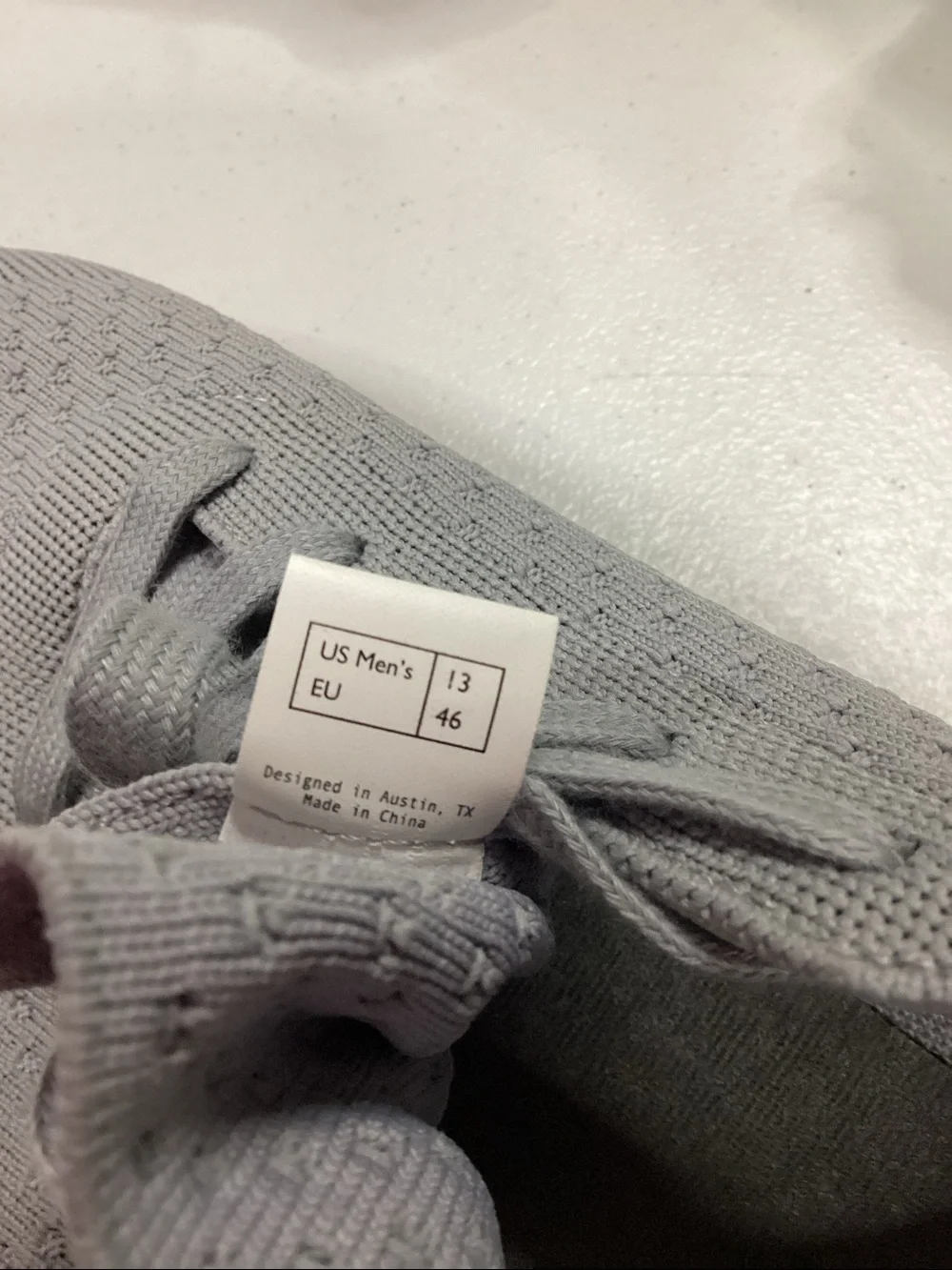 Suavs Light Gray Knit Slip-On Loafers with Gum Sole